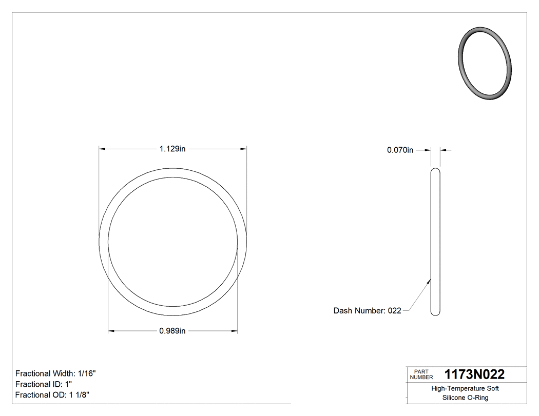 Technical drawing - 1173N022